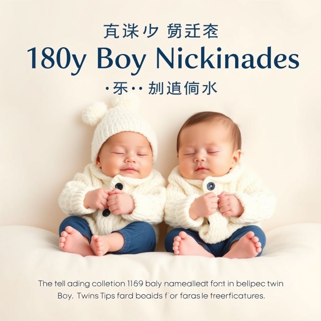 เปิดกรุ 180 ชื่อเล่นลูกแฝดชายพร้อมเคล็ดลับการตั้งชื่ออย่างมืออาชีพ